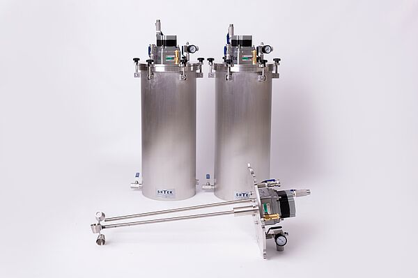 industrial dispensing stainless steel vessel
