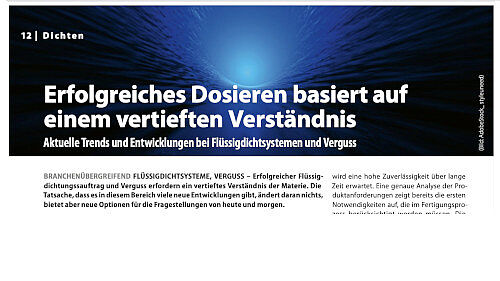 erfolgreich Dosieren